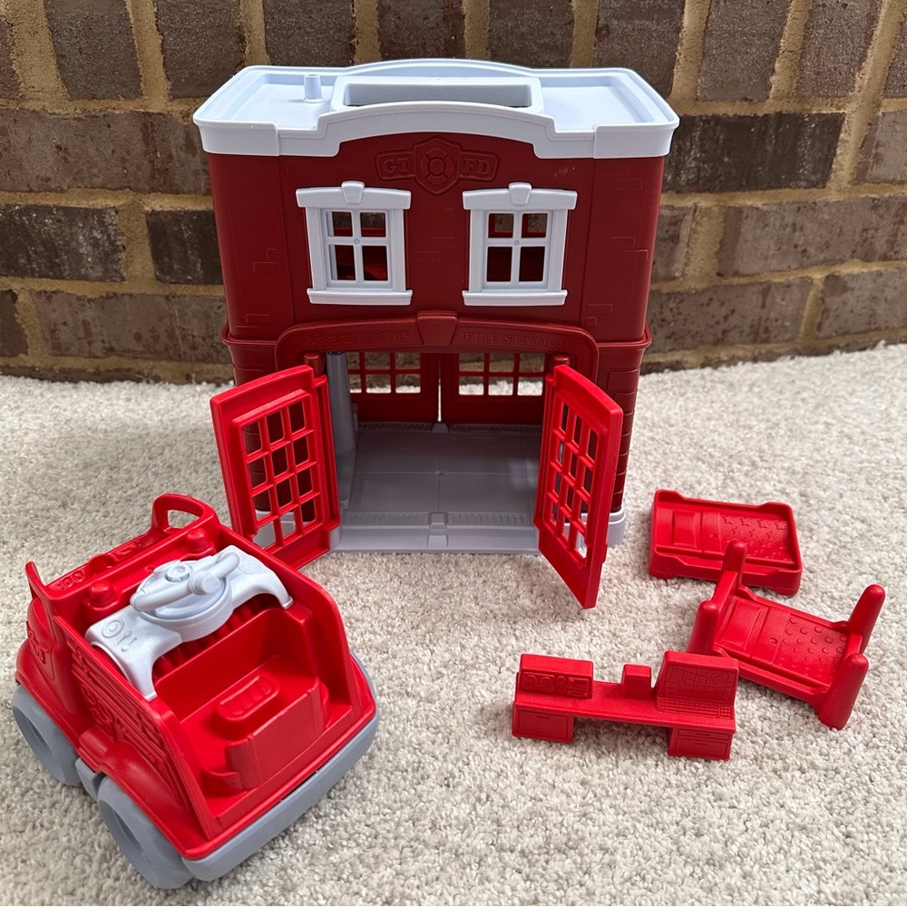 Green Toys Fire Station Playset
